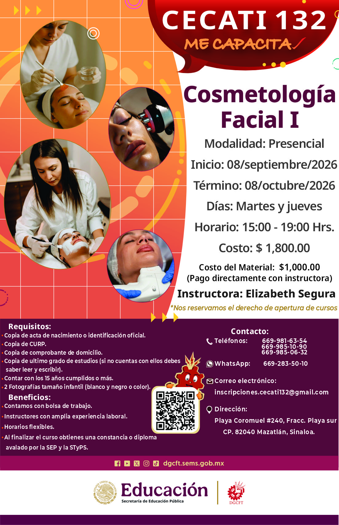 Cosmetología Facial 1